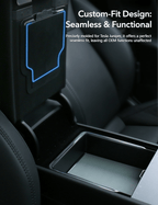 Console & Armrest Triple Storage Pack for Model Y Juniper & Model 3 Highland