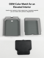 Console & Armrest Triple Storage Pack for Model Y Juniper & Model 3 Highland