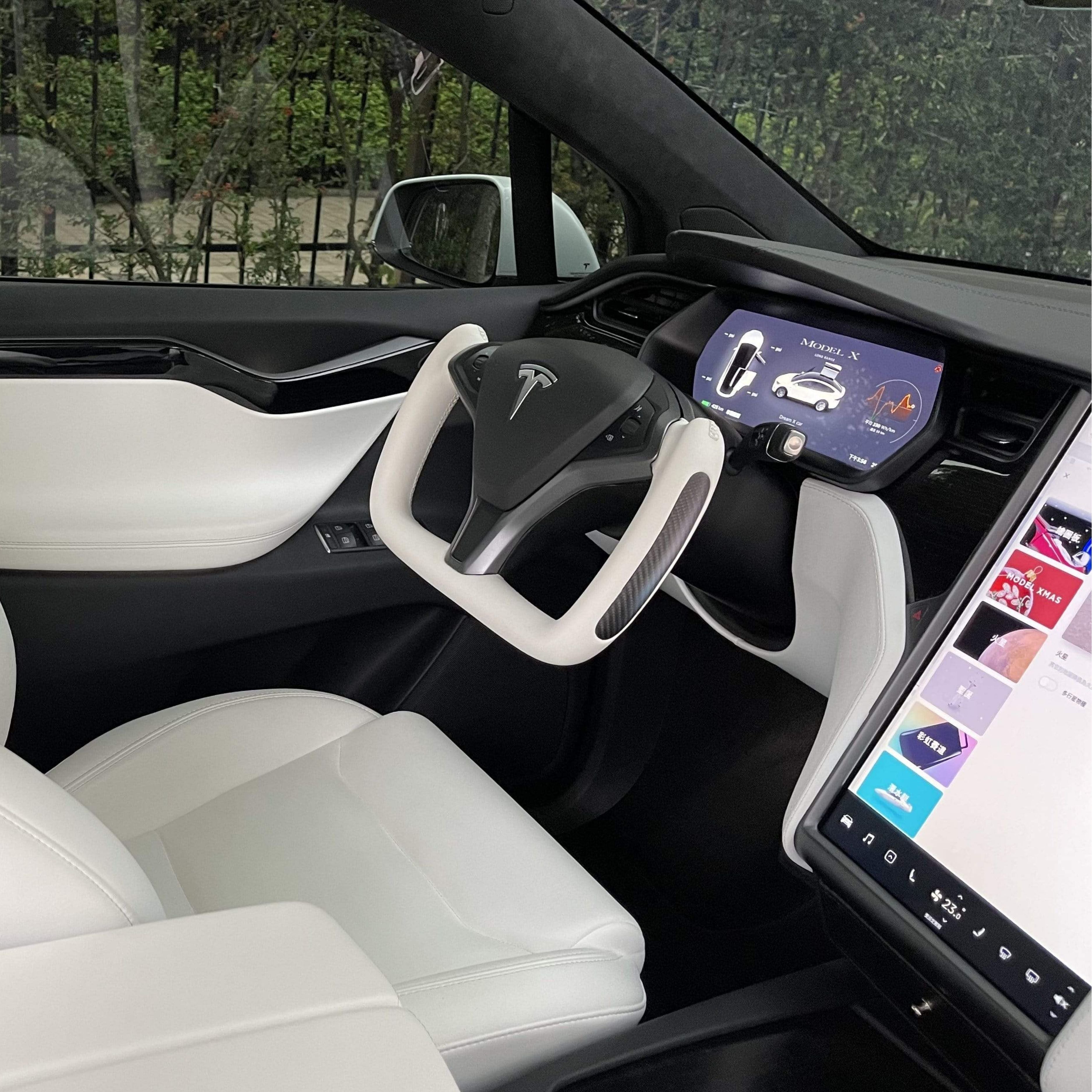 Custom Yoke Steering Wheel Replacement for Tesla Model X / S 2012-2020