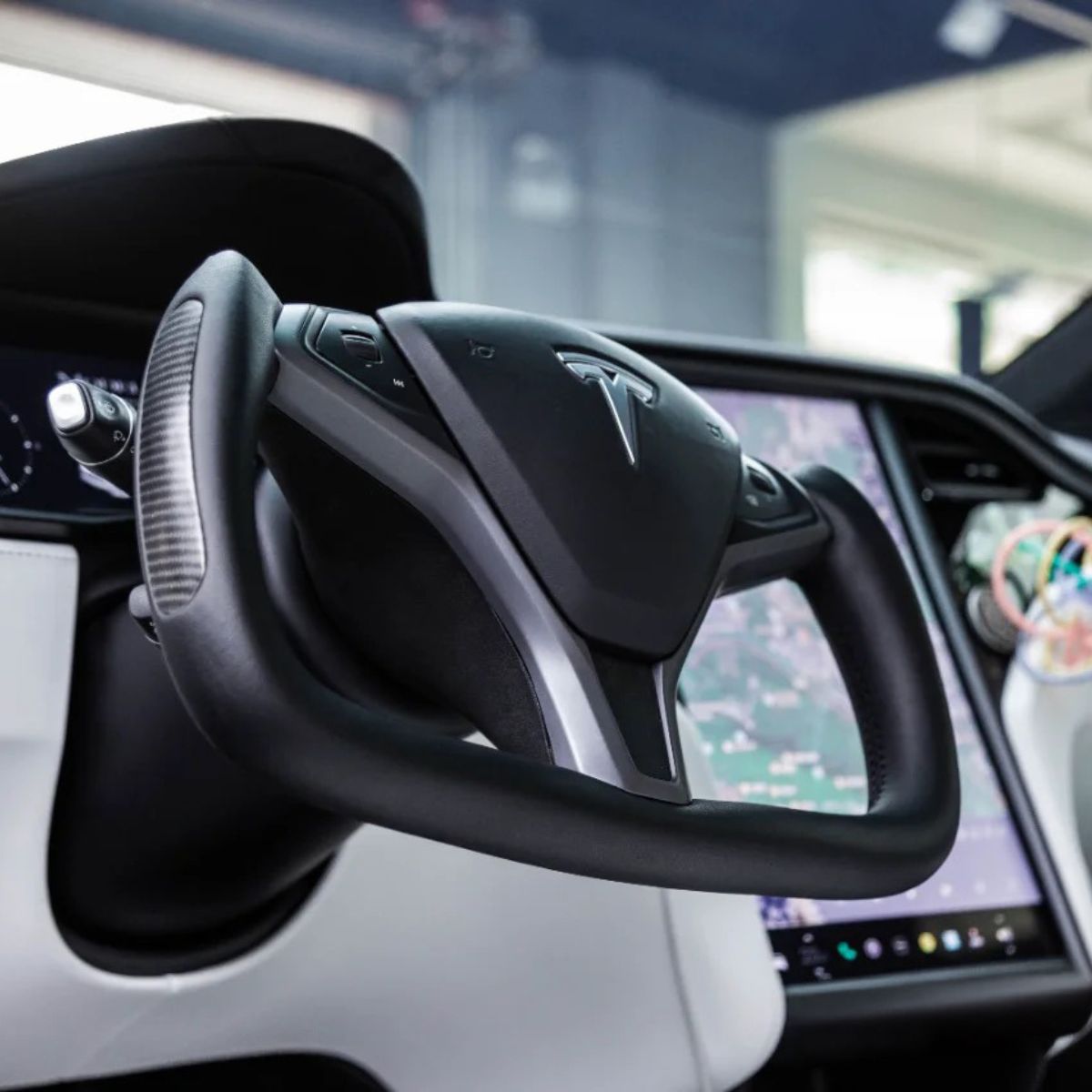 Custom Yoke Steering Wheel Replacement for Tesla Model X / S 2012-2020