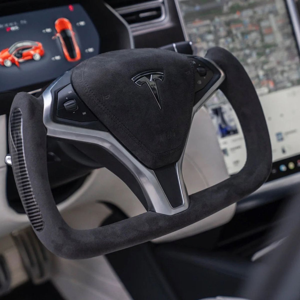 Custom Yoke Steering Wheel Replacement for Tesla Model X / S 2012-2020