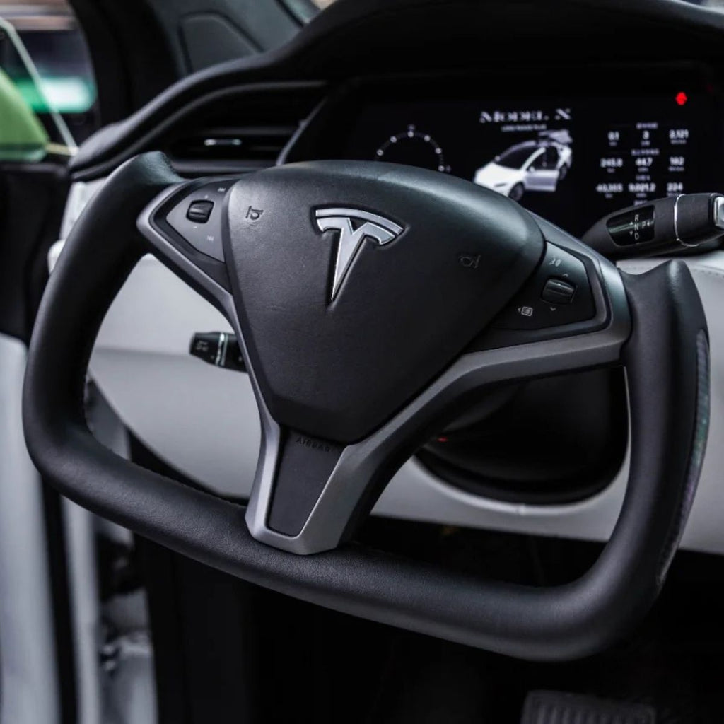 Custom Yoke Steering Wheel Replacement for Tesla Model X / S 2012-2020