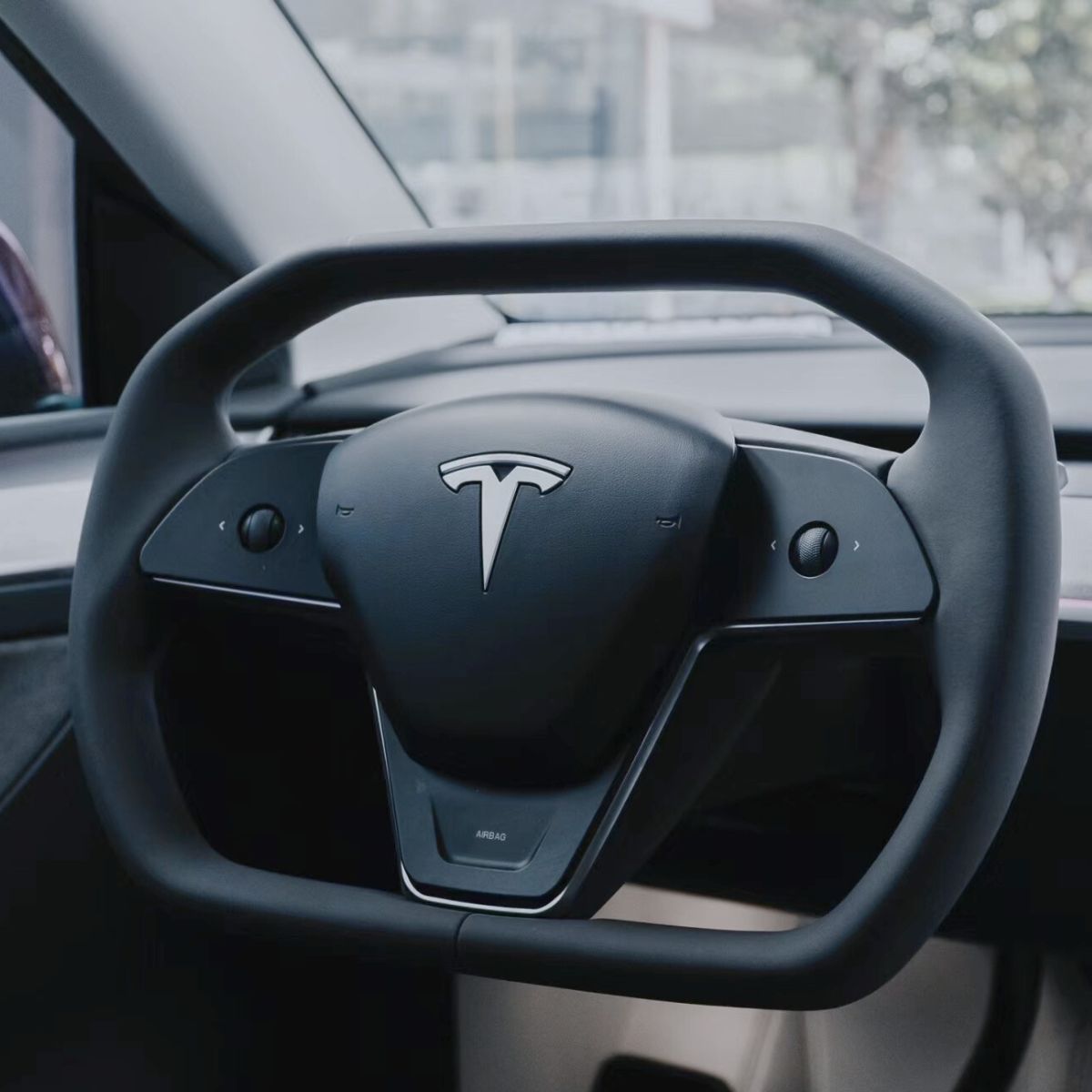 Cyber Steering Wheel for Tesla Model 3 / Y