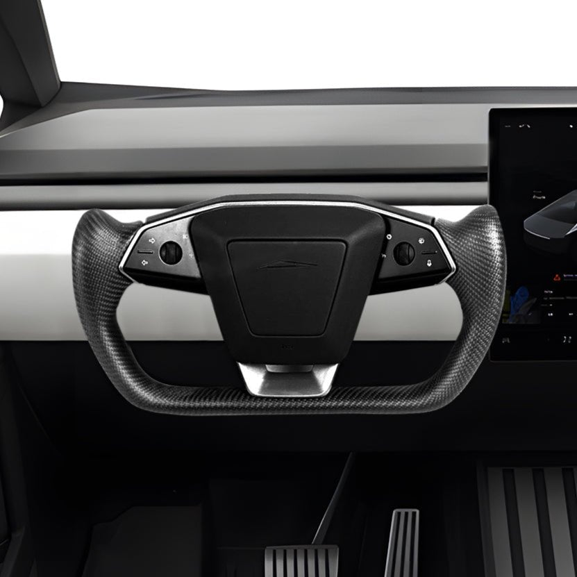 Carbon Fiber Yoke Steering Wheel for Cybertruck