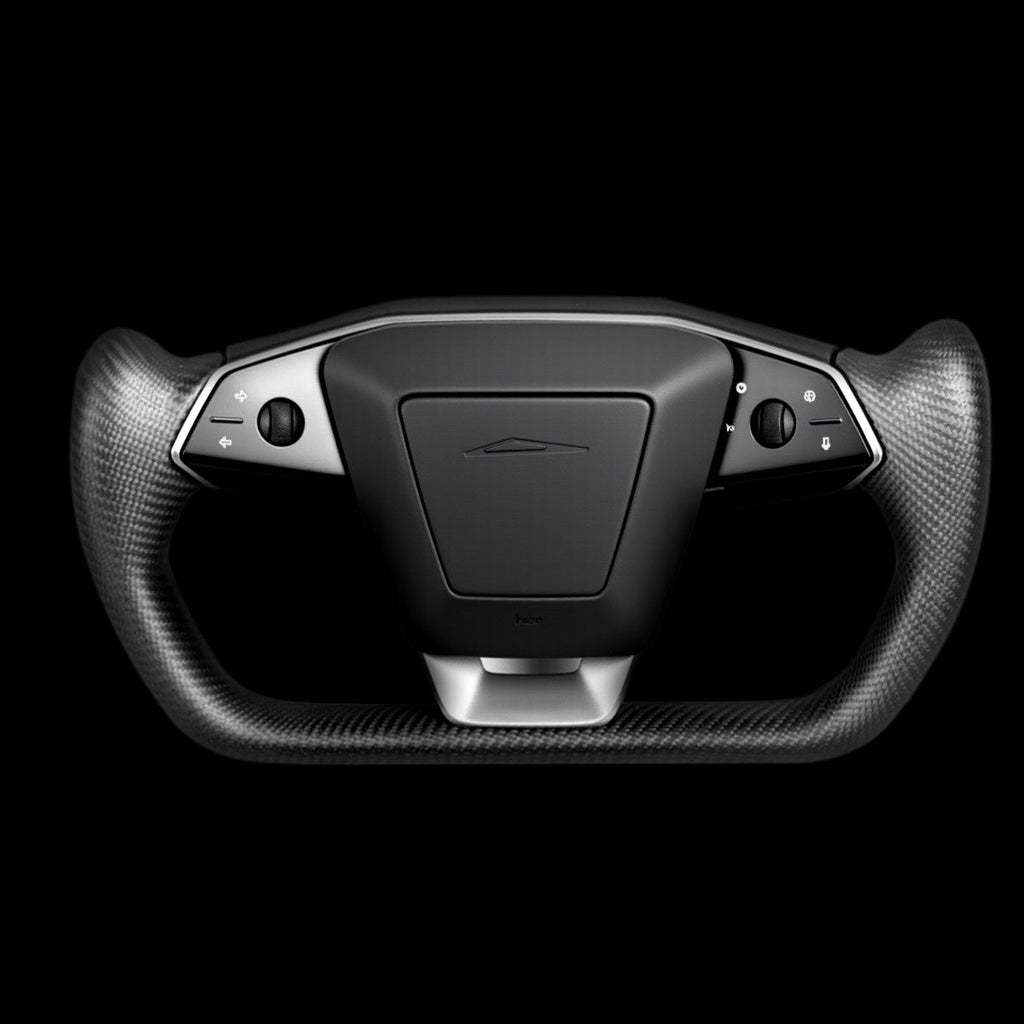 Carbon Fiber Yoke Steering Wheel for Cybertruck