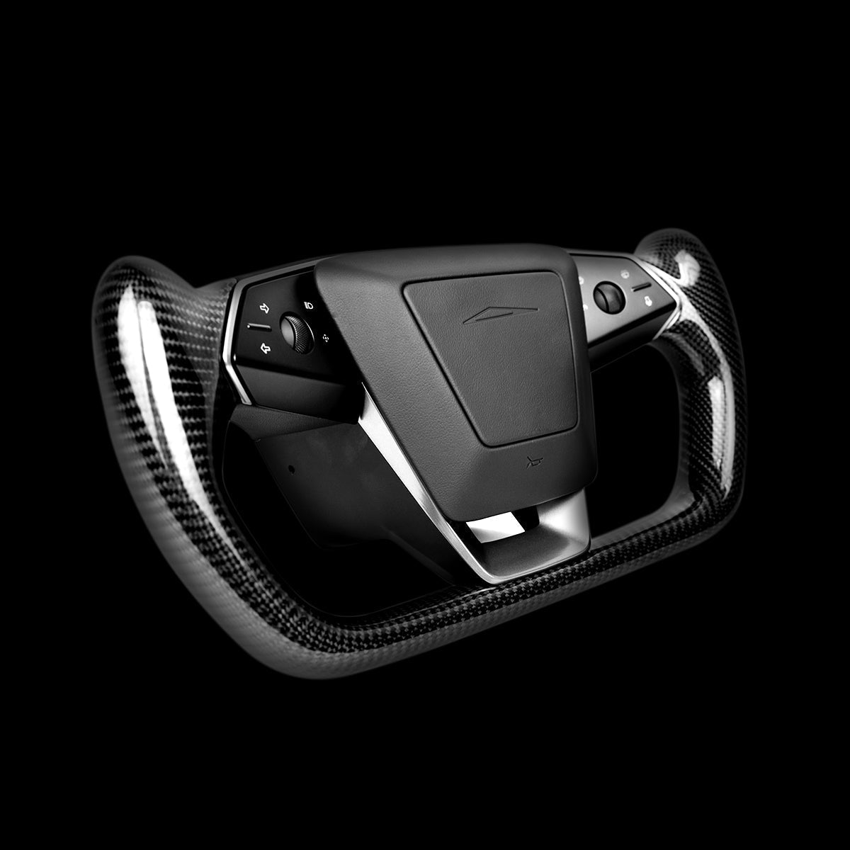 Carbon Fiber Yoke Steering Wheel for Cybertruck