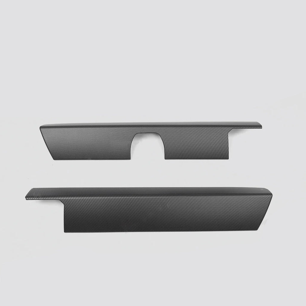 Cybertruck Carbon Fiber Dashboard Covers (2pcs, Glare-Free)