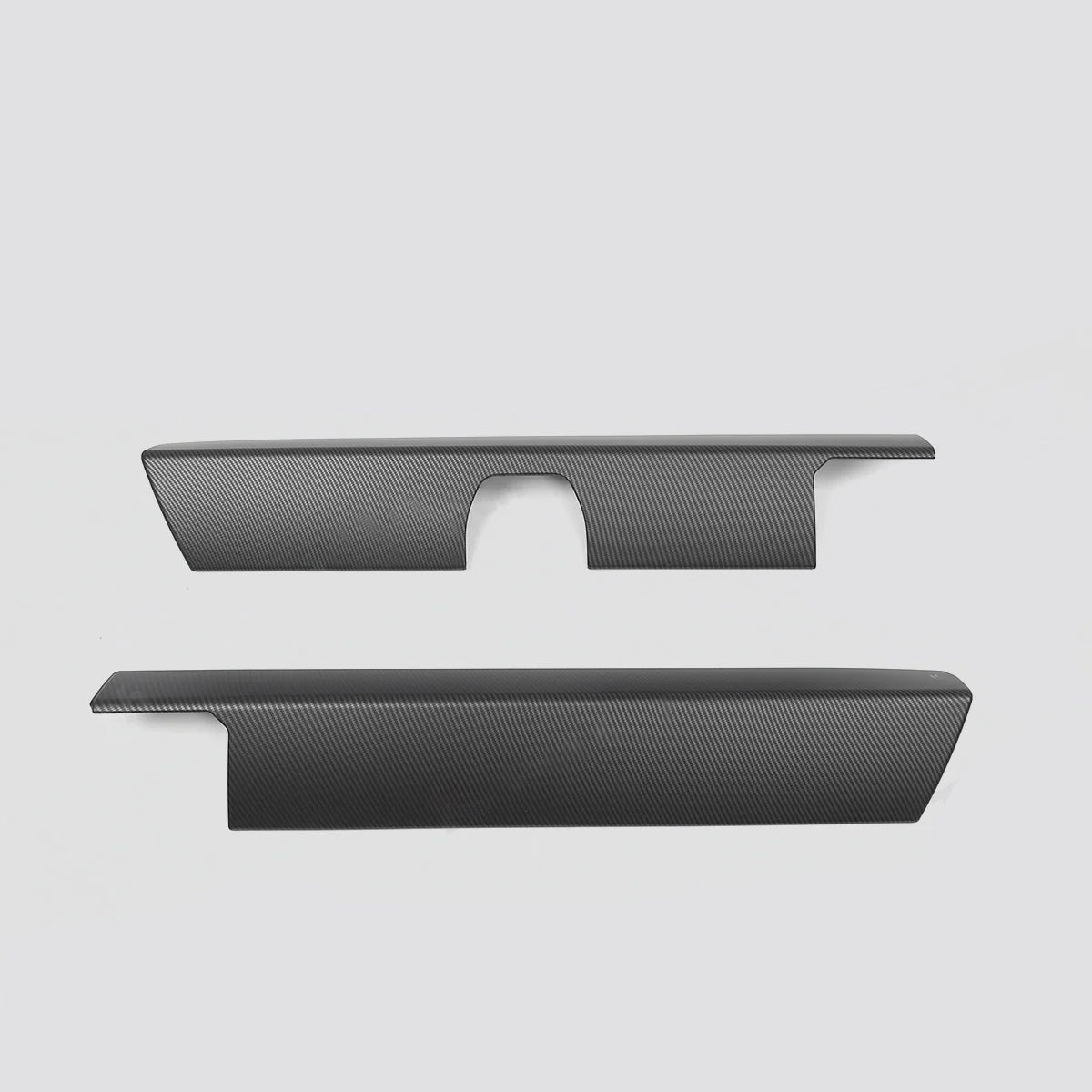 Cybertruck Carbon Fiber Dashboard Covers (2pcs, Glare-Free)
