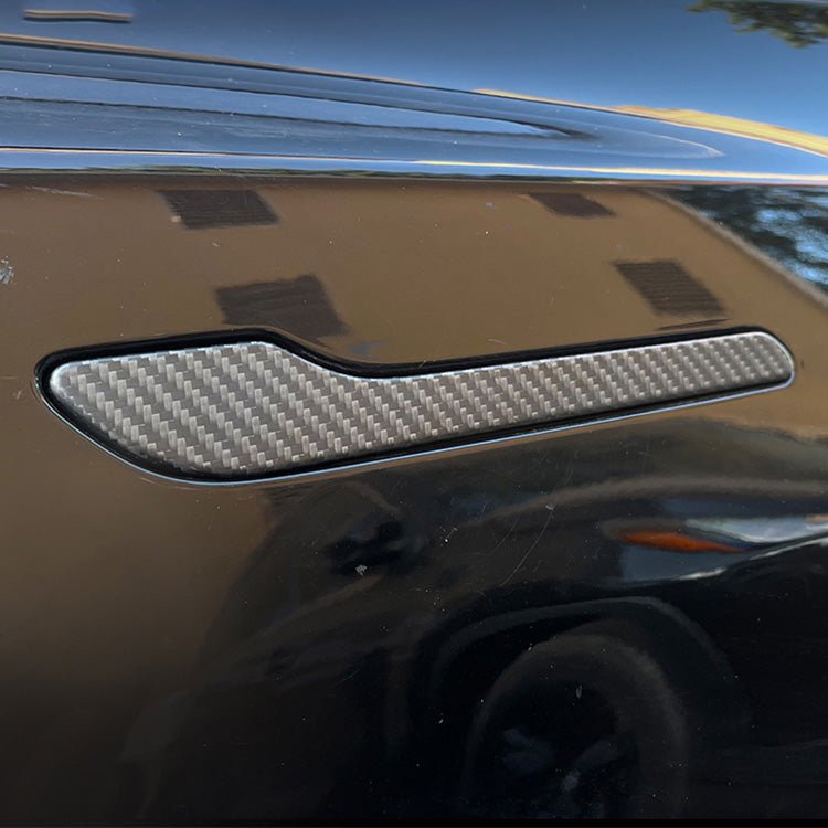 Carbon Fiber Door Handle Protector Covers Tesla Model 3/Y