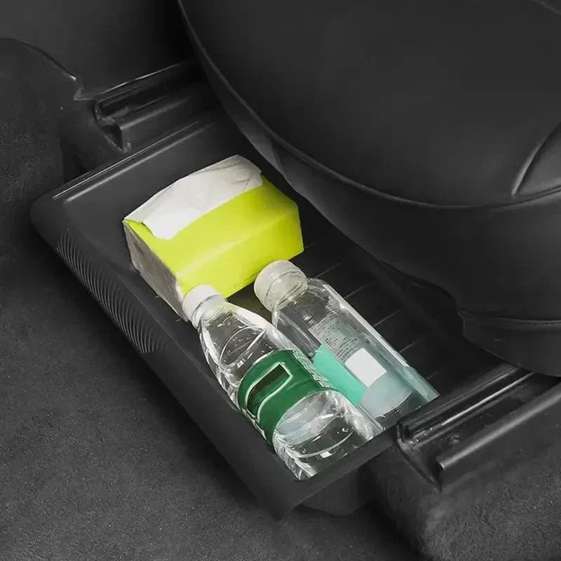 TPE Drawer-Style Under-Seat Organizer for Cybertruck