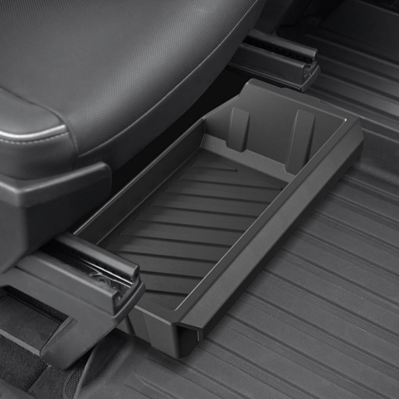 TPE Drawer-Style Under-Seat Organizer for Cybertruck
