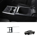 Dry Carbon Fiber Center Console Cup Holder for Tesla Cybertruck