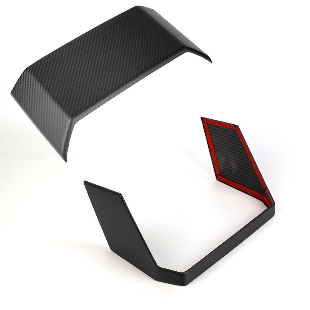 Dry Carbon Fiber Rear Screen Frame Cover / Frame Full Wrap for Tesla Cybertruck
