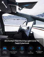 Cybertruck Carbon Fiber Warning Light Cover