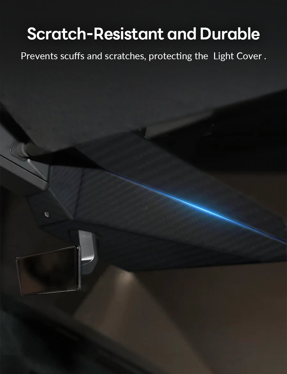 Cybertruck Carbon Fiber Warning Light Cover