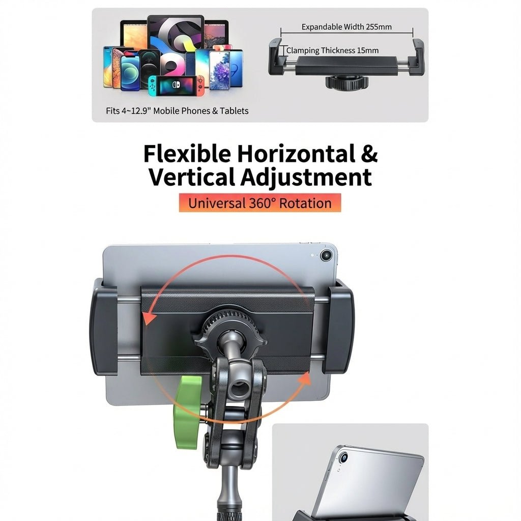Dual-Suction Car Windowscreen Phone Mount | Navigation & Filming