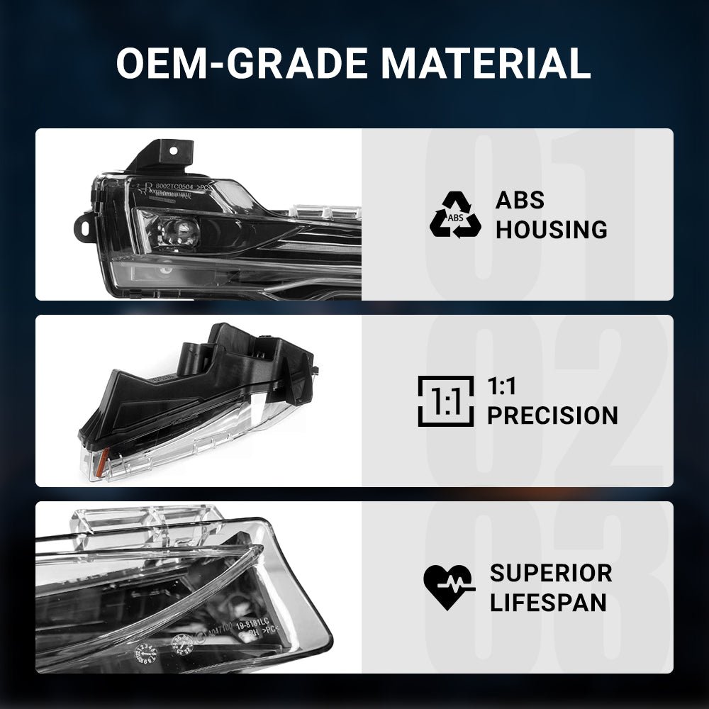 Front Bumper Fog Light Replacement for Model 3/Y