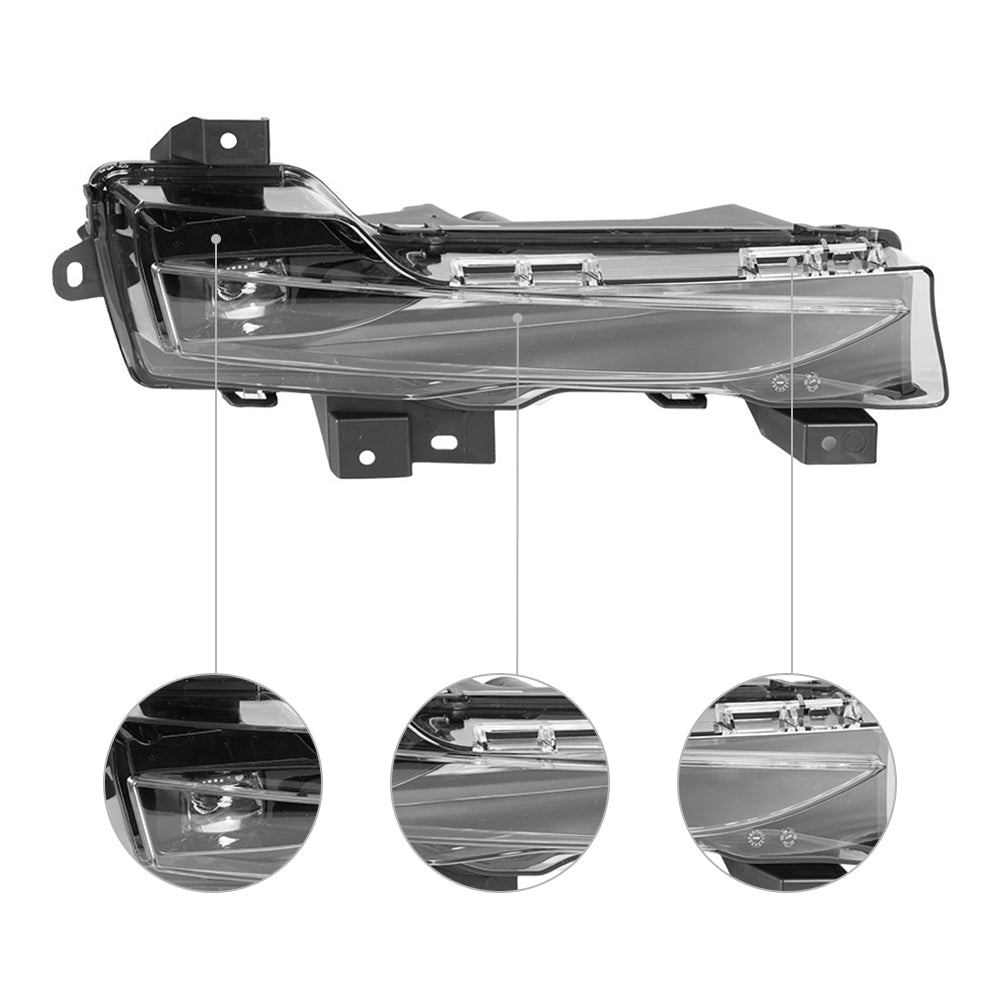 Front Bumper Fog Light Replacement for Model 3/Y