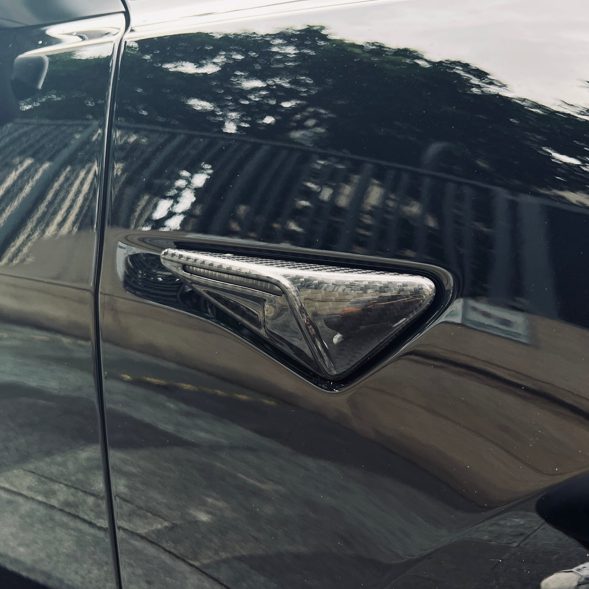 Tesla Model 3/Y Full Carbon Fiber Side Camera Covers