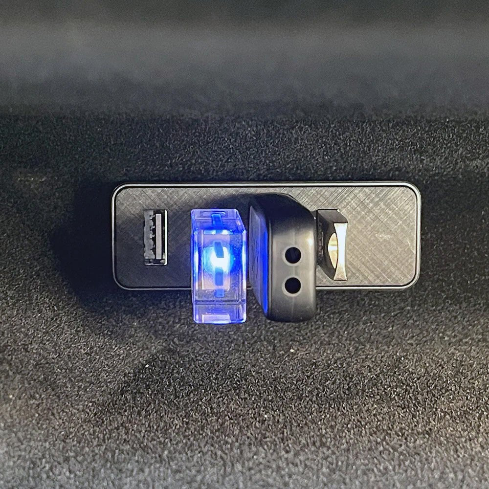 Glove Box USB Hub 4-in-1 Docking Station for Tesla Cybertruck