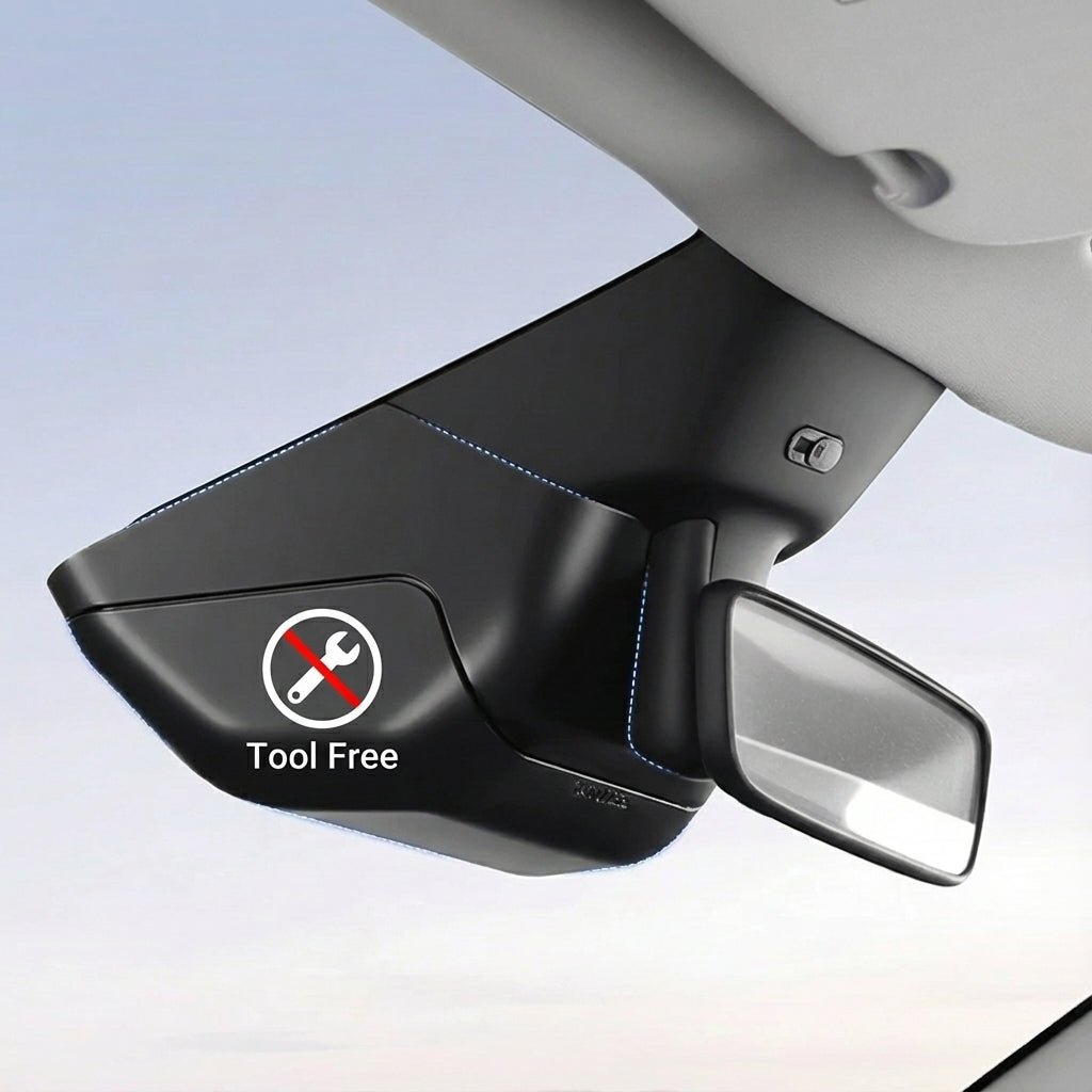 Hidden Sunglass  Storage for Model Y Juniper 2025+| Flocked ABS Storage Box