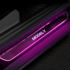 LED Colorful Lights illuminated Door Sills for Tesla Model Y/3/S/X