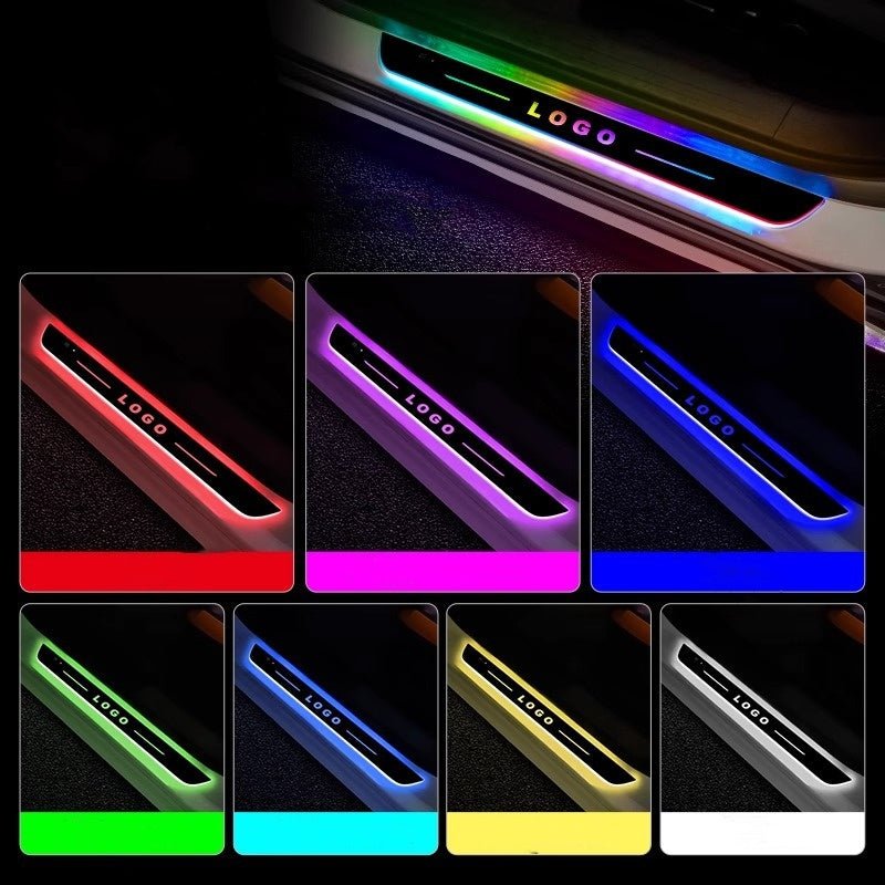 LED Illuminated Door Sill Protector for Tesla Cybertruck