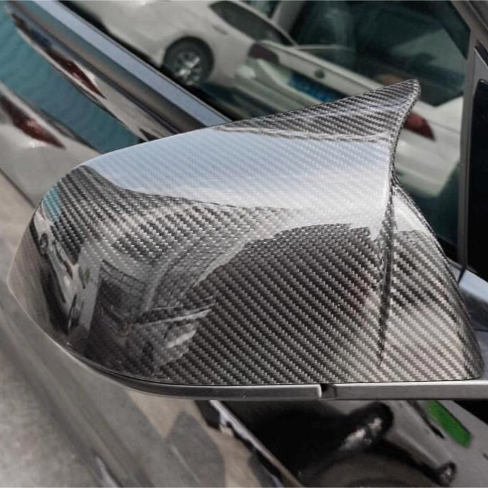 Carbon Fiber Sporty Mirror Caps for Model 3/Y