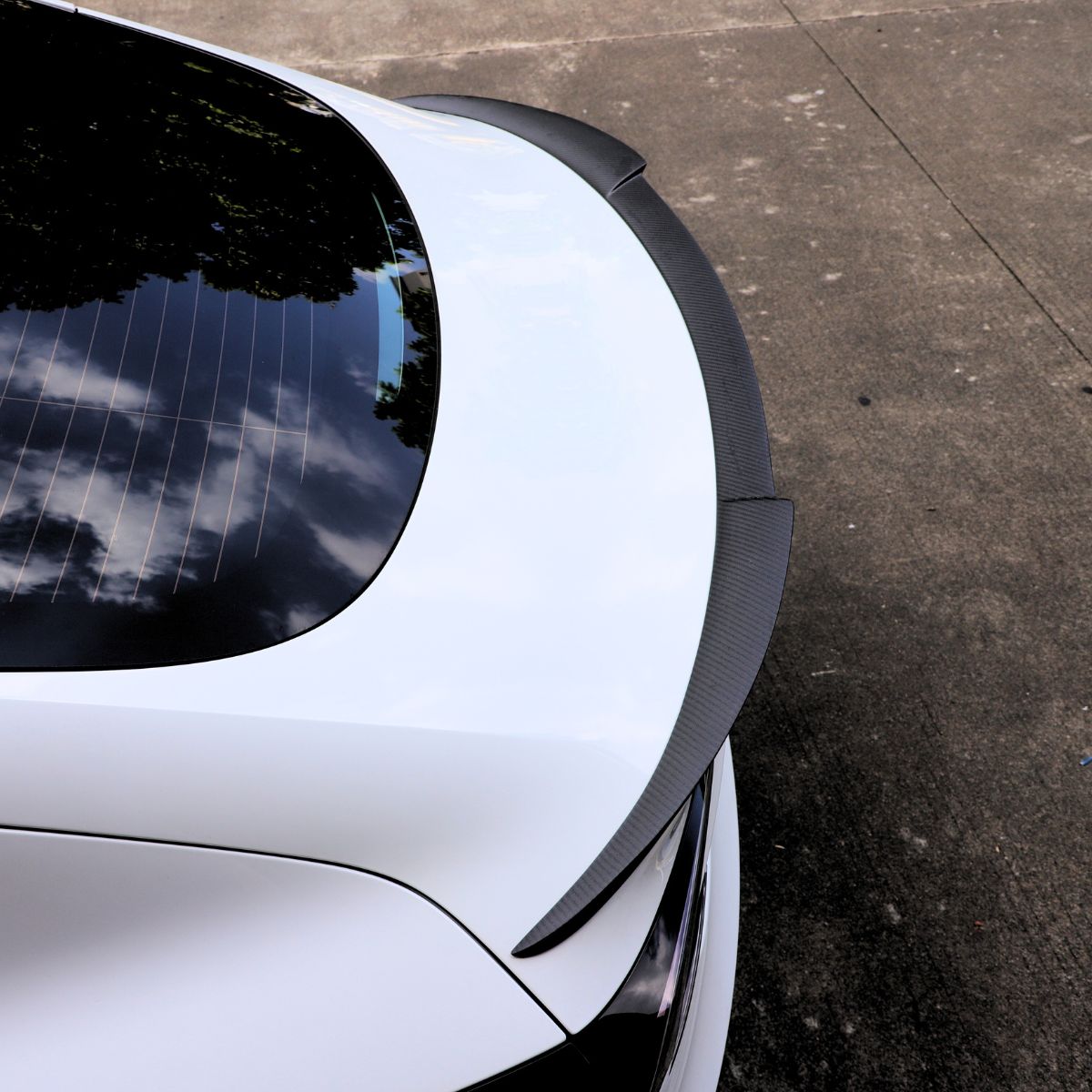 Carbon Fiber Rear Trunk Spoiler for Tesla Model 3 Highland