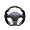 Alcantara Carbon Fiber Steering Wheel for Tesla Model 3 / Y