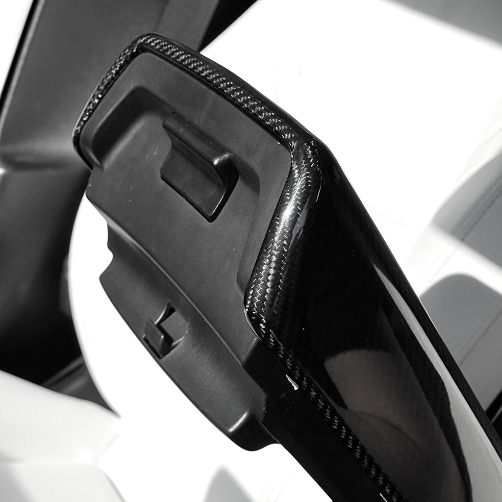 Dry Carbon Fiber Armrest Cover for Tesla Model 3/Y