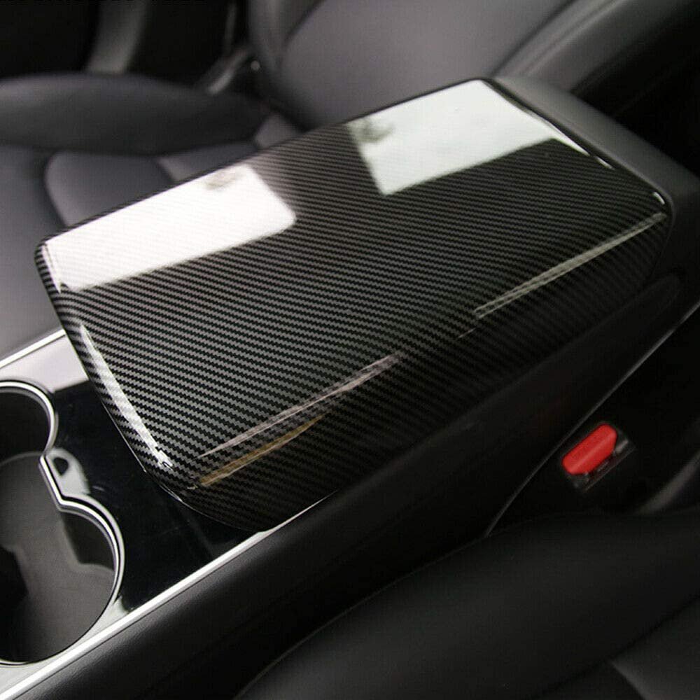 Dry Carbon Fiber Armrest Cover for Tesla Model 3/Y