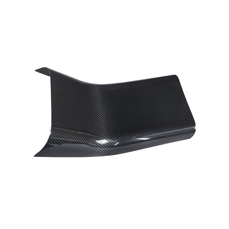 Carbon Fiber Backseat Center Console Base Cap for Tesla Model 3/Y
