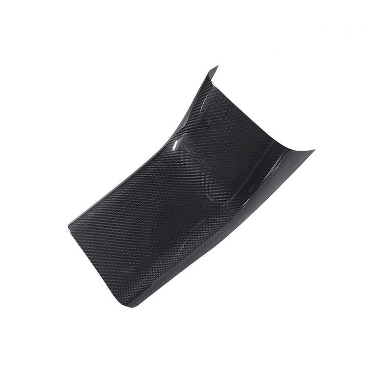 Carbon Fiber Backseat Center Console Base Cap for Tesla Model 3/Y