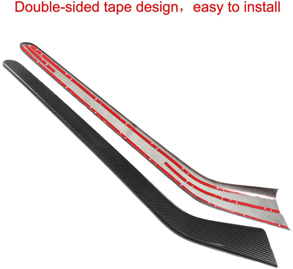 Carbon Fiber Center Console Side Trim for Tesla Model 3/Y