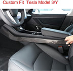 Carbon Fiber Center Console Side Trim for Tesla Model 3/Y