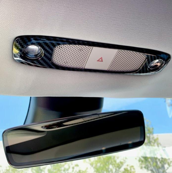 Dome Light Cover - Carbon Fiber Interior Mods for Tesla Model 3 / Y