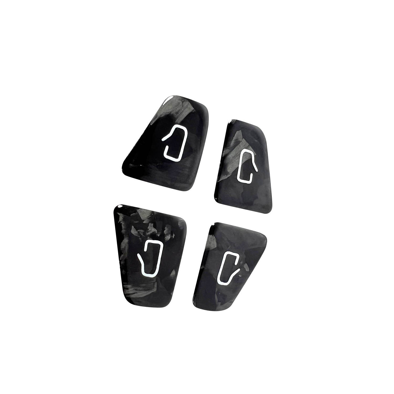 Model 3/Y Carbon Fiber Window & Door Switch Covers (LHD & RHD)