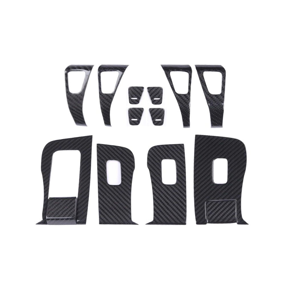 Model 3/Y Carbon Fiber Window & Door Switch Covers (LHD & RHD)