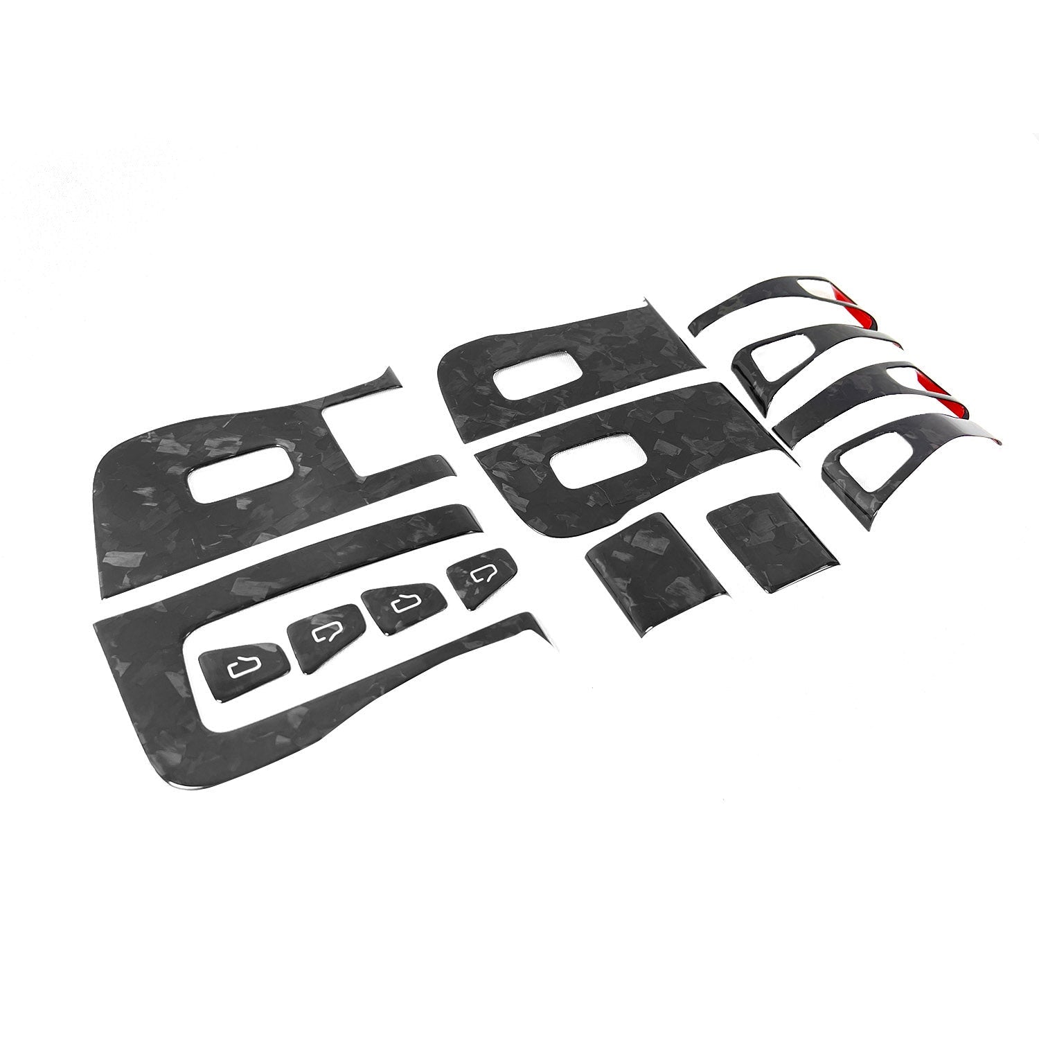 Model 3/Y Carbon Fiber Window & Door Switch Covers (LHD & RHD)