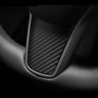 Carbon Fiber Steering Wheel Center Trim Cover for Tesla Model 3/Y