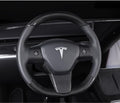 Carbon Fiber Steering Wheel Patch for Tesla Model 3/Y