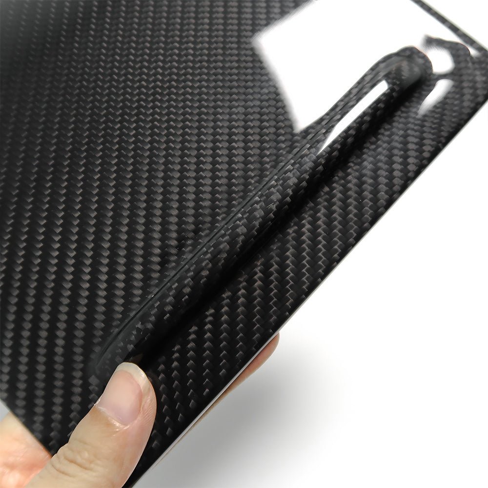 Real Molded Carbon Fiber Center Console Wrap for Tesla Model S/X