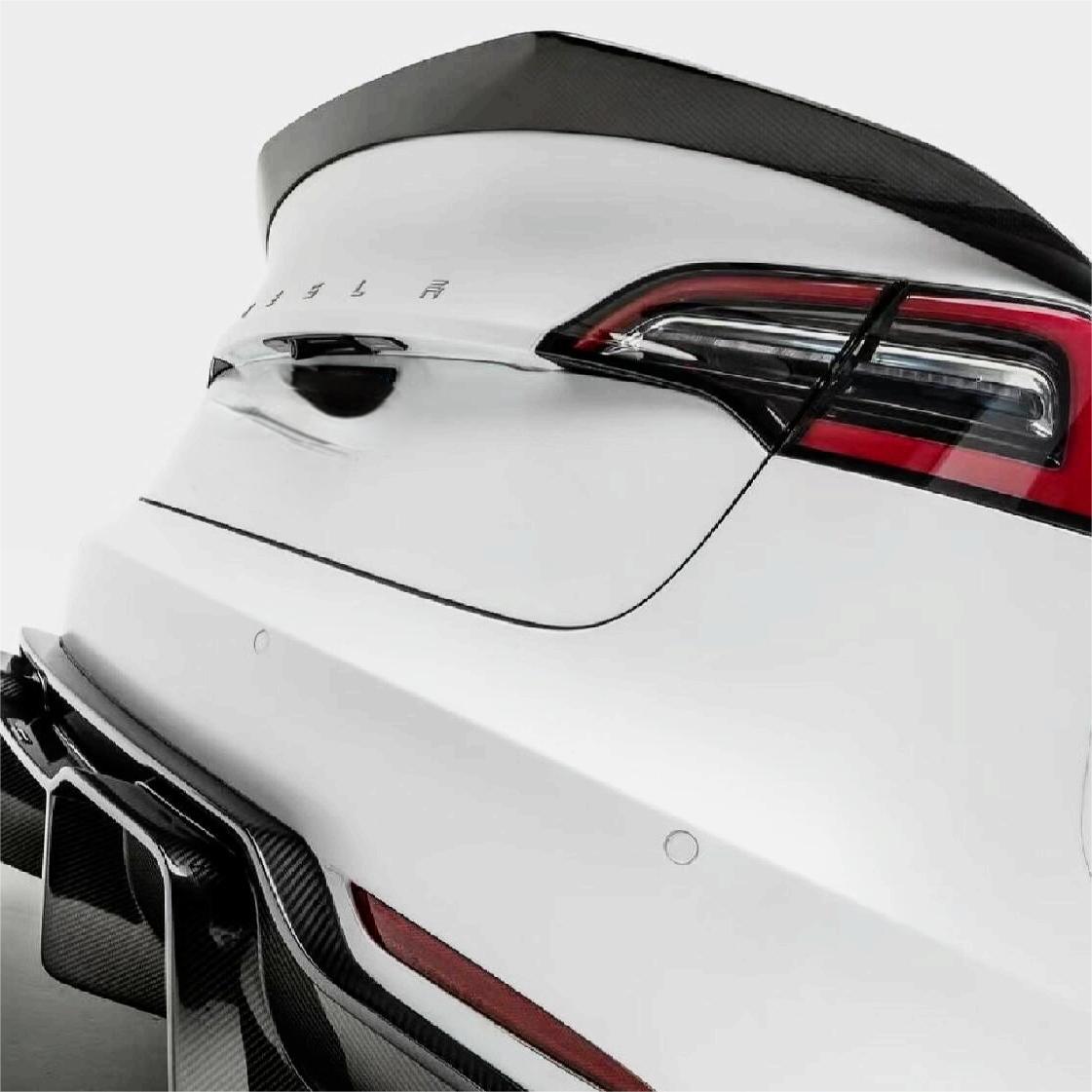 V-Style Carbon Fiber Spoiler for Model 3/Y