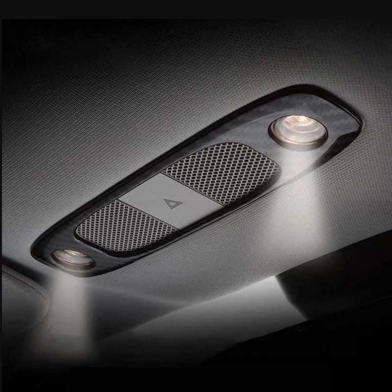 Dome Light Cover - Carbon Fiber Interior Mods for Tesla Model 3 / Y
