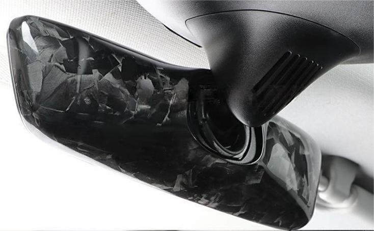 Real Carbon Fiber Interior Mirrors for Tesla Model 3 Highland/Model Y Juniper