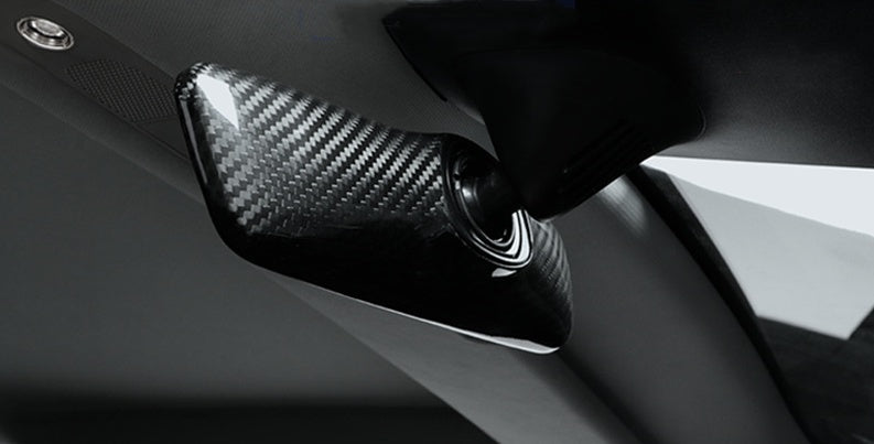 Real Carbon Fiber Interior Mirrors for Tesla Model 3 Highland/Model Y Juniper