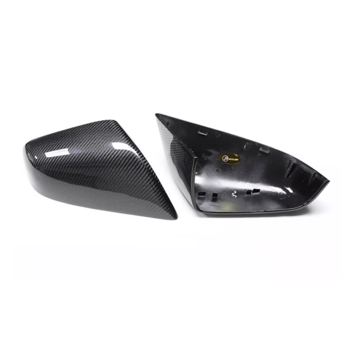 Real Carbon Fiber Mirror Covers Replacement for Tesla Model S / X