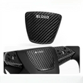 Real Dry Carbon Fiber Airbag Trim Cover for Model Y Juniper & Model 3 Highland