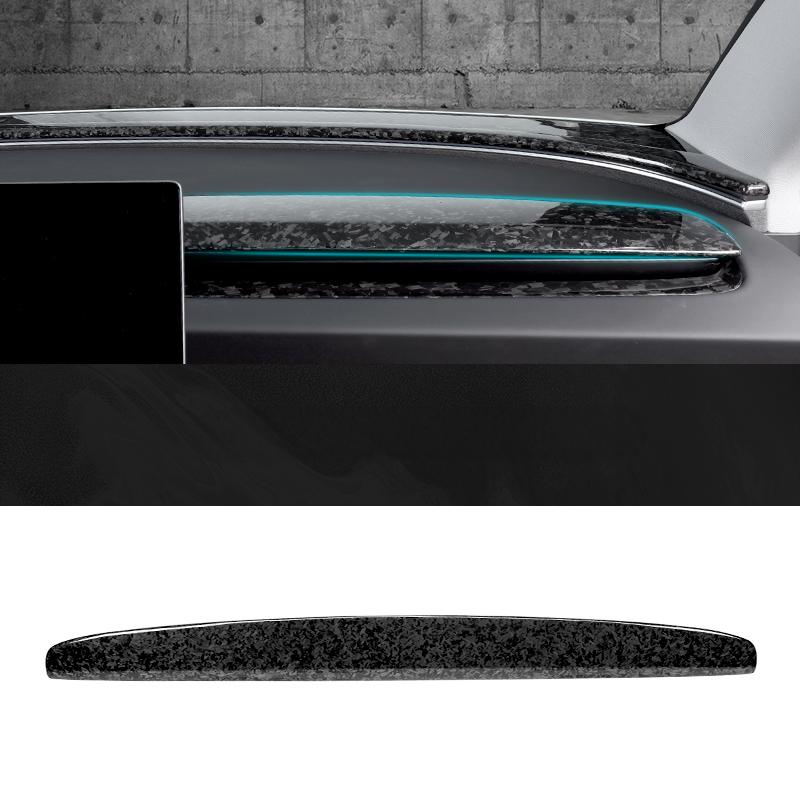 Real Dry Carbon Fiber Dash Cover Overlay for Model 3 Highalnd & Model Y Juniper